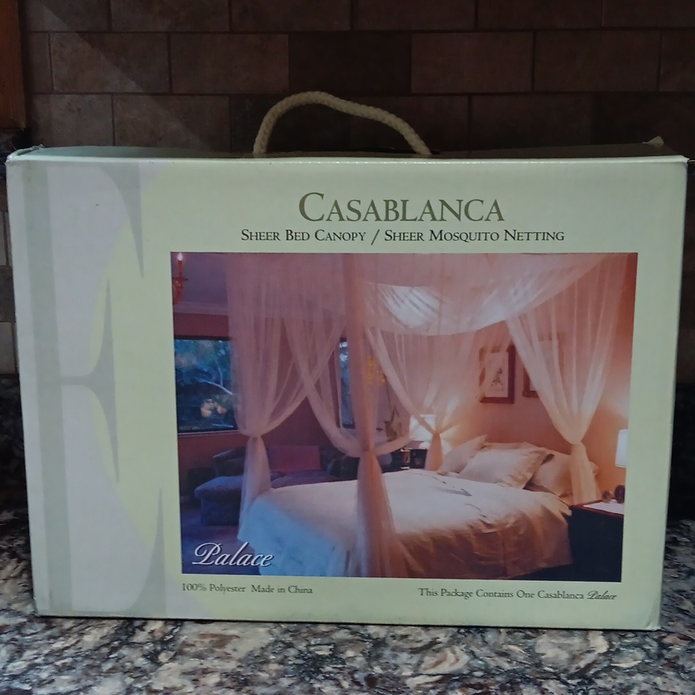 Bed canopy, New inbox.